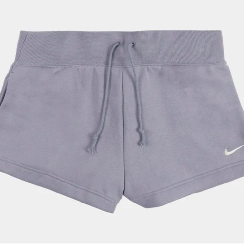 Nike NSW Phoenix Fleece Shorts in Purple Size M